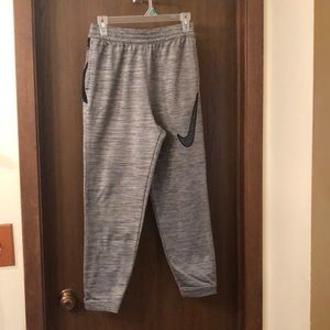 Boys Heather grey joggers- DRI FIT